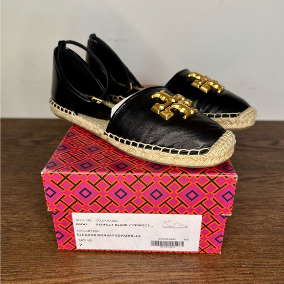 Tory Burch Shoes - Tory Burch Eleanor D'orsay Espadrille in Perfect Black Size 7